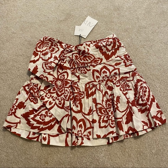 ZARA NWT FLORAL PRINT SKIRT - Picture 13 of 16